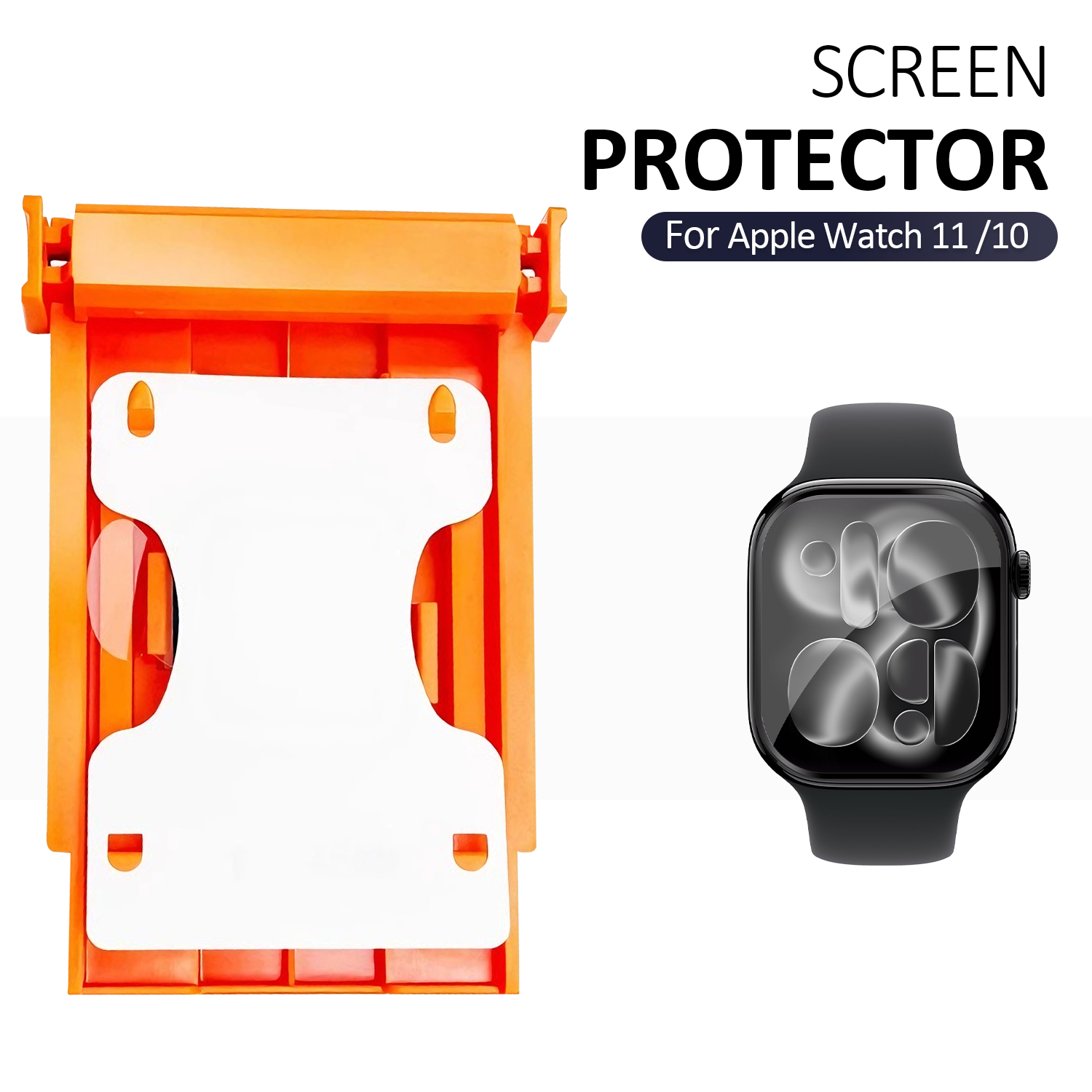 Glass Protector Auto - Untuk Apple Watch 11/10 Pelindung Layar