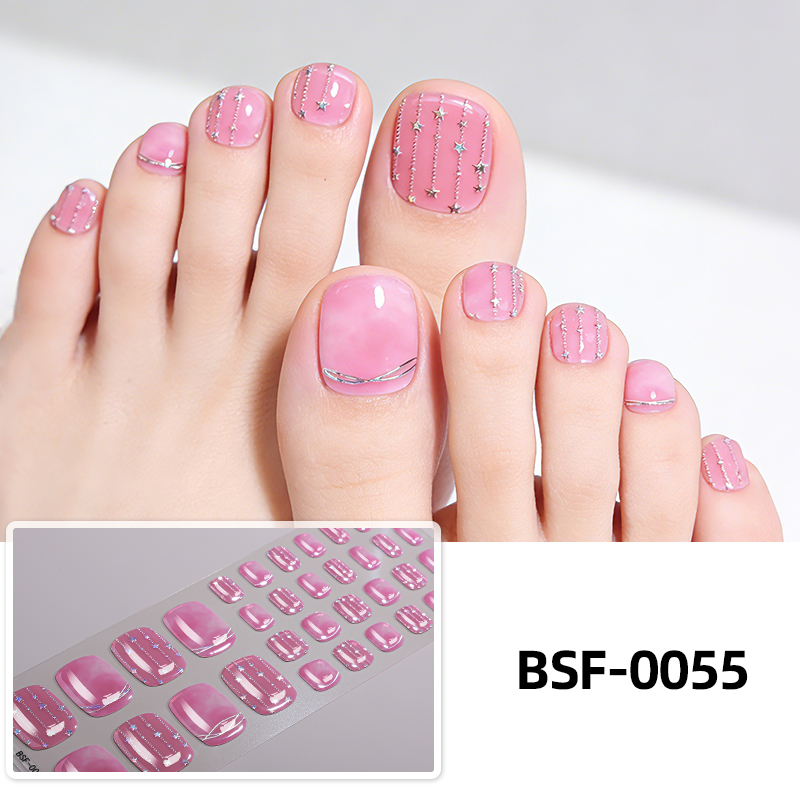 34tips Stiker Kuku Kaki Gel UV - Full Cover Adhesive ulasan dan harga
