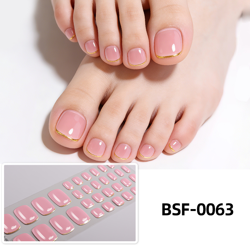 34tips Stiker Kuku Kaki Gel UV - Full Cover Adhesive ulasan dan harga